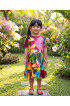 Hand Painted Rayon Kids Dress